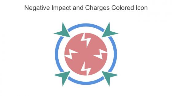Negative Impact And Charges Colored Icon In Powerpoint Pptx Png And Editable Eps Format