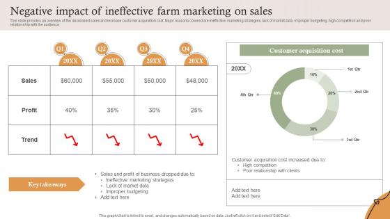 Negative Impact Of Ineffective Farm Marketing Farm Services Marketing Strategy SS V