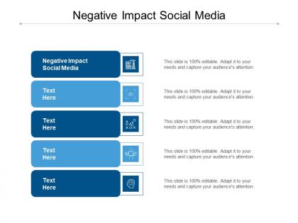 Negative impact social media ppt powerpoint presentation portfolio outfit cpb