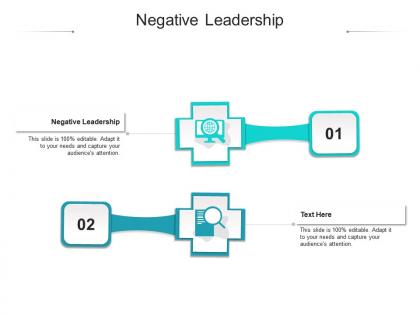Negative leadership ppt powerpoint presentation inspiration display cpb