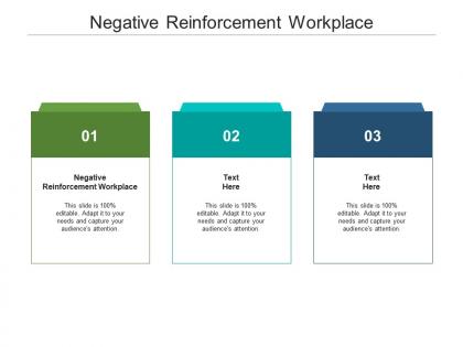 Negative reinforcement workplace ppt powerpoint presentation portfolio graphic tips cpb