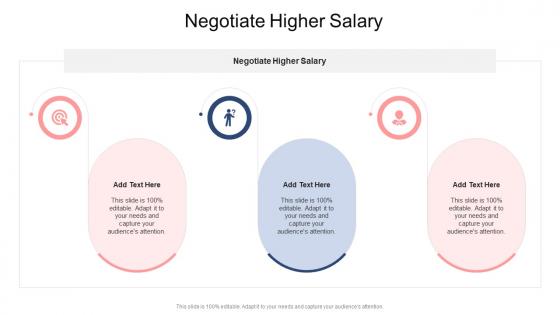 Negotiate Higher Salary In Powerpoint And Google Slides Cpb