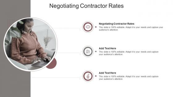 Negotiating Contractor Rates In Powerpoint And Google Slides Cpb
