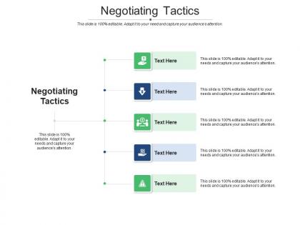 Negotiating tactics ppt powerpoint presentation inspiration vector cpb