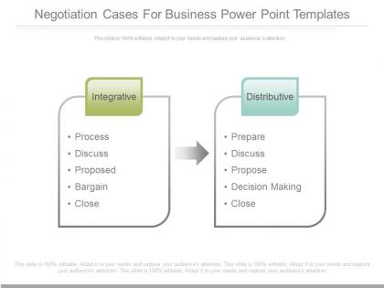 Negotiation cases for business powerpoint templates