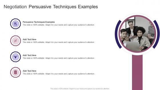 Negotiation Persuasive Techniques Examples In Powerpoint And Google Slides Cpb