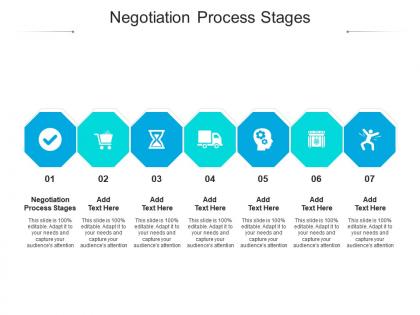 Negotiation process stages ppt powerpoint presentation portfolio templates cpb