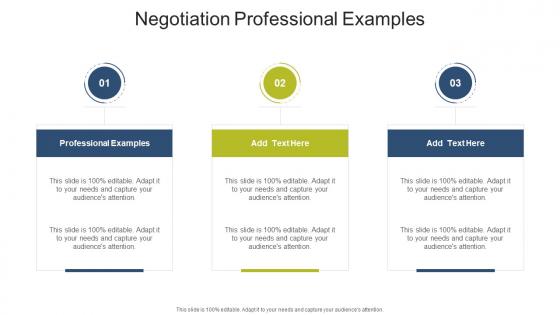 Negotiation Professional Examples In Powerpoint And Google Slides Cpb