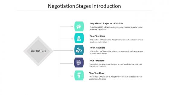 Negotiation stages introduction ppt powerpoint presentation inspiration grid cpb