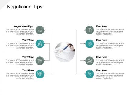 Negotiation tips ppt powerpoint presentation slides samples cpb