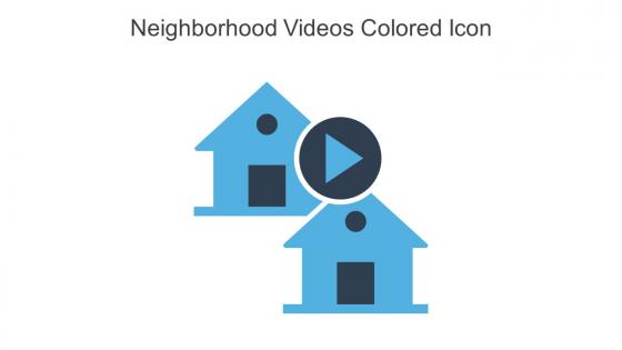 Neighborhood Videos Colored Icon In Powerpoint Pptx Png And Editable Eps Format