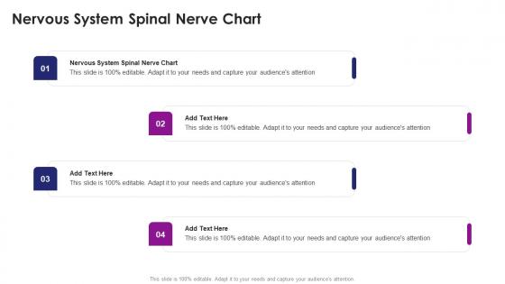 Nervous System Spinal Nerve Chart In Powerpoint And Google Slides Cpb