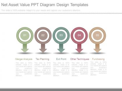 Net asset value ppt diagram design templates