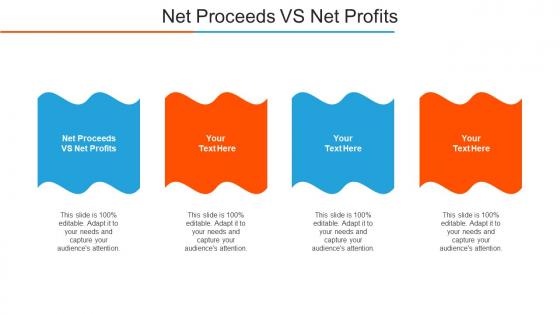 Net Proceeds Vs Net Profits Ppt Powerpoint Presentation Gallery Ideas Cpb