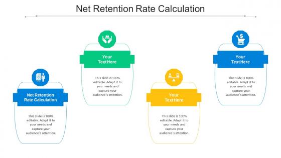 Net retention rate calculation ppt powerpoint presentation professional graphics cpb