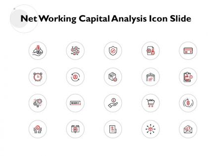Net working capital analysis icon slide agenda management k248 powerpoint presentation icon