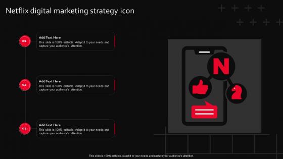 Netflix Digital Marketing Strategy Icon