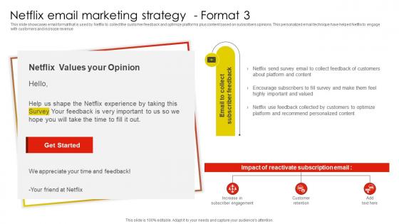 Netflix Email Marketing Strategy Format 3 Netflix Email And Content Marketing Strategy SS V