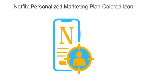 Netflix Personalized Marketing Plan Colored Icon In Powerpoint Pptx Png And Editable Eps Format