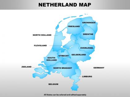 Netherland map powerpoint maps