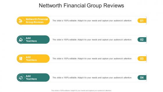 Nettworth Financial Group Reviews In Powerpoint And Google Slides Cpb