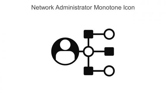 Network Administrator Monotone Icon In Powerpoint Pptx Png And Editable Eps Format