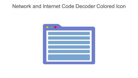 Network And Internet Code Decoder Colored Icon In Powerpoint Pptx Png And Editable Eps Format