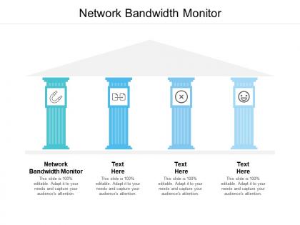 Network bandwidth monitor ppt powerpoint presentation infographics graphics template cpb