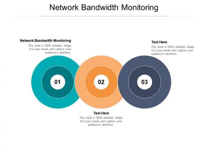 Network bandwidth monitoring ppt powerpoint presentation styles deck cpb