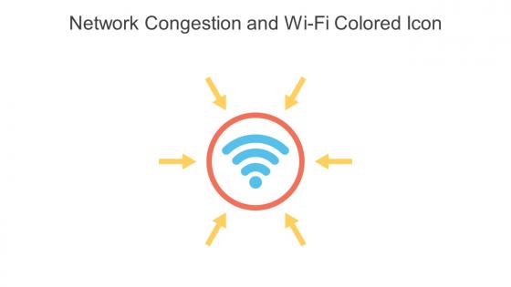 Network Congestion And Wi Fi Colored Icon In Powerpoint Pptx Png And Editable Eps Format