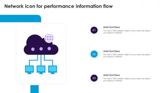 Network Icon For Performance Information Flow