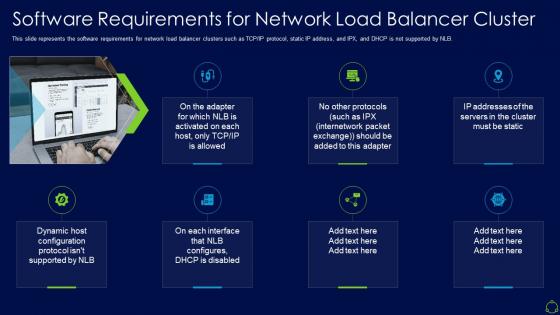 Network load balancer it software requirements for network load balancer cluster