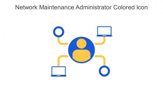 Network Maintenance Administrator Colored Icon In Powerpoint Pptx Png And Editable Eps Format