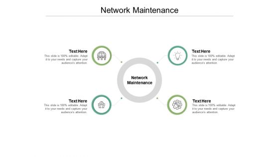 Network maintenance ppt powerpoint presentation pictures background images cpb