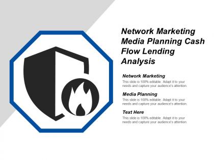 Network marketing media planning cash flow lending analysis cpb