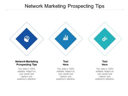 Network marketing prospecting tips ppt powerpoint presentation portfolio example cpb