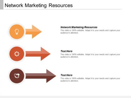 Network marketing resources ppt powerpoint presentation ideas professional cpb