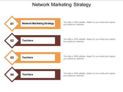 Network marketing strategy ppt powerpoint presentation infographic template influencers cpb