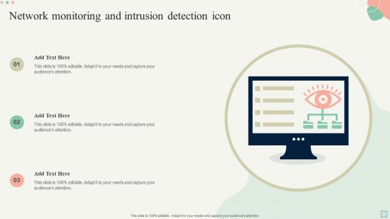 Network Monitoring And Intrusion Detection Icon