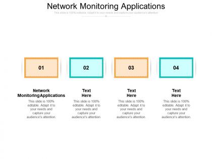 Network monitoring applications ppt powerpoint presentation outline graphics cpb