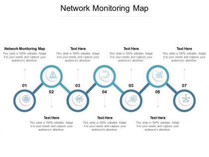 Network monitoring map ppt powerpoint presentation infographics skills cpb