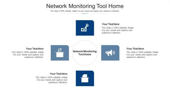Network monitoring tool home ppt powerpoint presentation professional pictures cpb