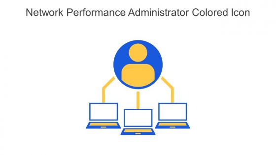 Network Performance Administrator Colored Icon In Powerpoint Pptx Png And Editable Eps Format