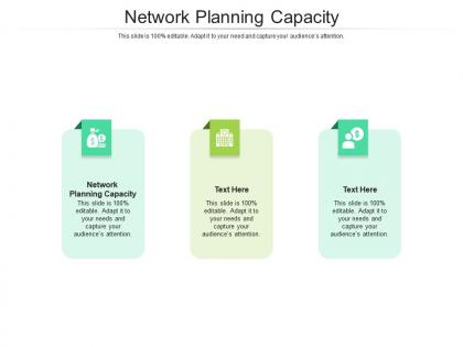 Network planning capacity ppt powerpoint presentation outline template cpb