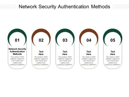 Network security authentication methods ppt powerpoint presentation file outfit cpb