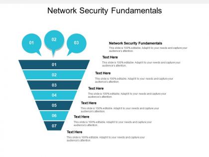 Network security fundamentals ppt powerpoint presentation show rules cpb