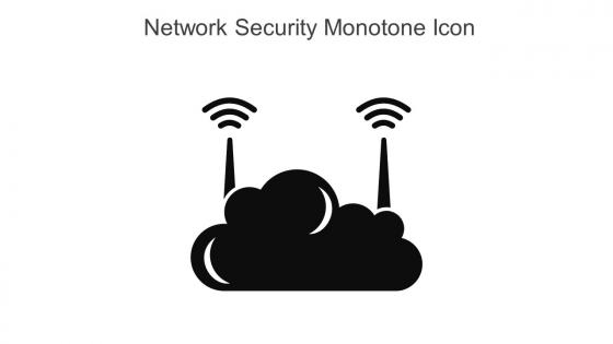 Network Security Monotone Icon In Powerpoint Pptx Png And Editable Eps Format