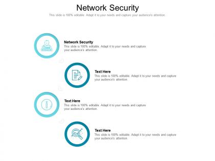 Network security ppt powerpoint presentation model objects cpb