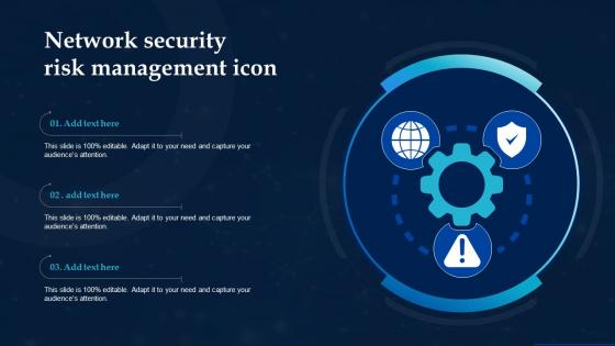 Network Security Risk Management Icon