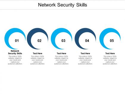 Network security skills ppt powerpoint presentation inspiration backgrounds cpb